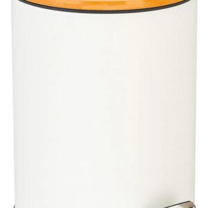 HogarActual Cesto De Residuos Acero 3Lts - Blanco
