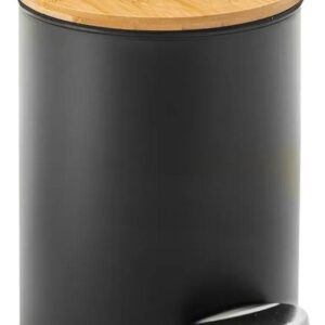 HogarActual Cesto De Residuos Acero 3Lts - Negro