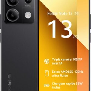 Redmi Note 13 5G 8/256GB - Grafite Black