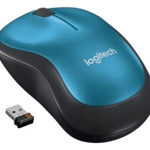 Logitech Mouse M185 Inalambrico - Azul/Negro