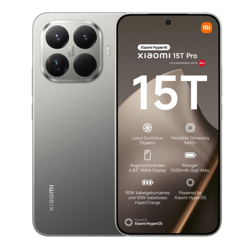Xiaomi 15T Pro 5G 12/256TB - Gray