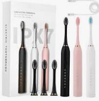 Cepillo Dental Eléctrico Sonic - 4 Cabezales