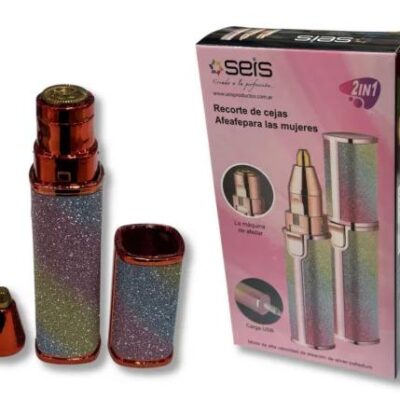 Depilador de Cejas Facial 2 en 1 Recargable SEIS