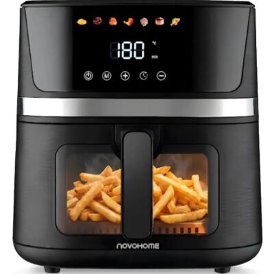 Air fryer 7 L — 1700W · táctil · visor · pinza de