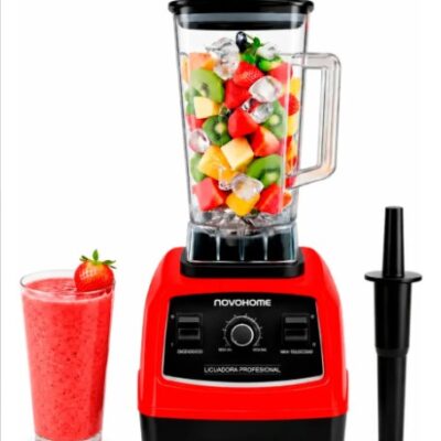 Licuadora profesional 2 L roja — 1500W · 10 veloci