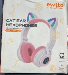 Auricular Vincha Cat Ear ET-A4715B Ewtto