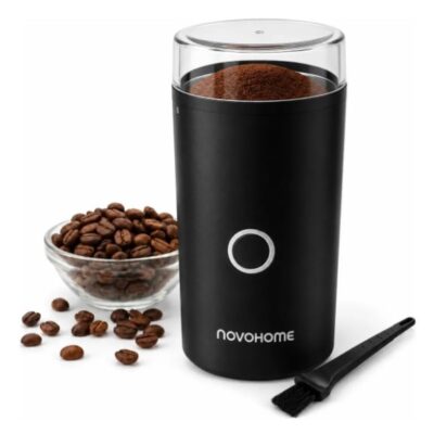 Molinillo de café negro — 200W · 70 g · incluye ce
