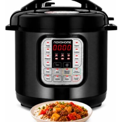 Olla de presión digital 5 L — 900W · 13 menús · an