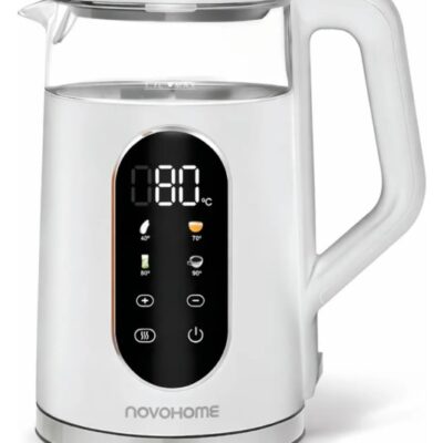 Pava eléctrica táctil blanca — 1850W · 1 7 L · 5 t