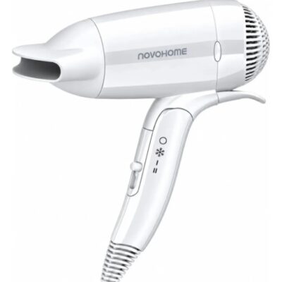 Secador de pelo blanco — 1200W · 2 velocidades · b