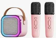 Parlante Karaoke K12 Con 2 microfonos
