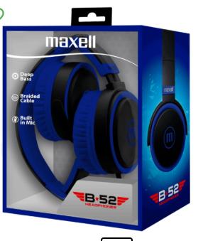 Auricular Vincha HP-B52 Maxell