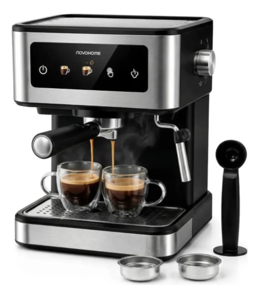 Cafetera espresso 20 bar 1 5 L — 1050W · digital ·