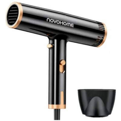Secador de pelo — 1600W · 2 velocidades · boquilla