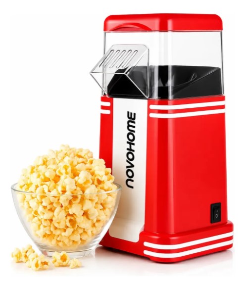 NOVOHOME POPCORN MAKER 1200W 40-60G NH-PM030