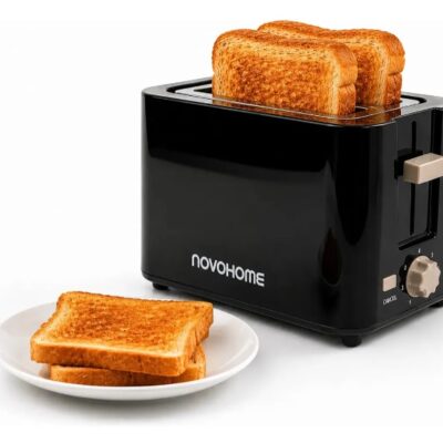 Tostadora 2 rebanadas negra — 700W · 7 niveles · b