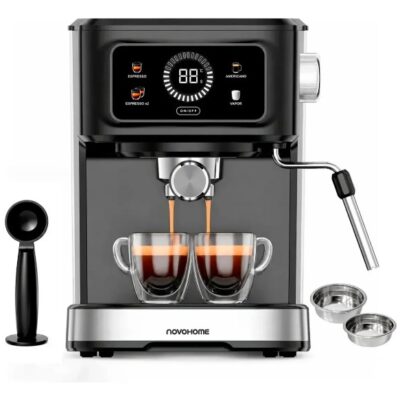 Cafetera espresso 20 bar 1 2 L — 1100W · doble sal