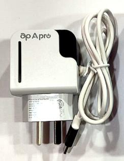 cargador ap apro 3 USB 4 2A